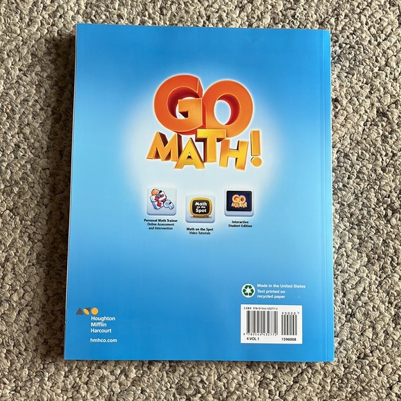 Go Math! 4th Grade, Volume 1 - Picture 2 of 11